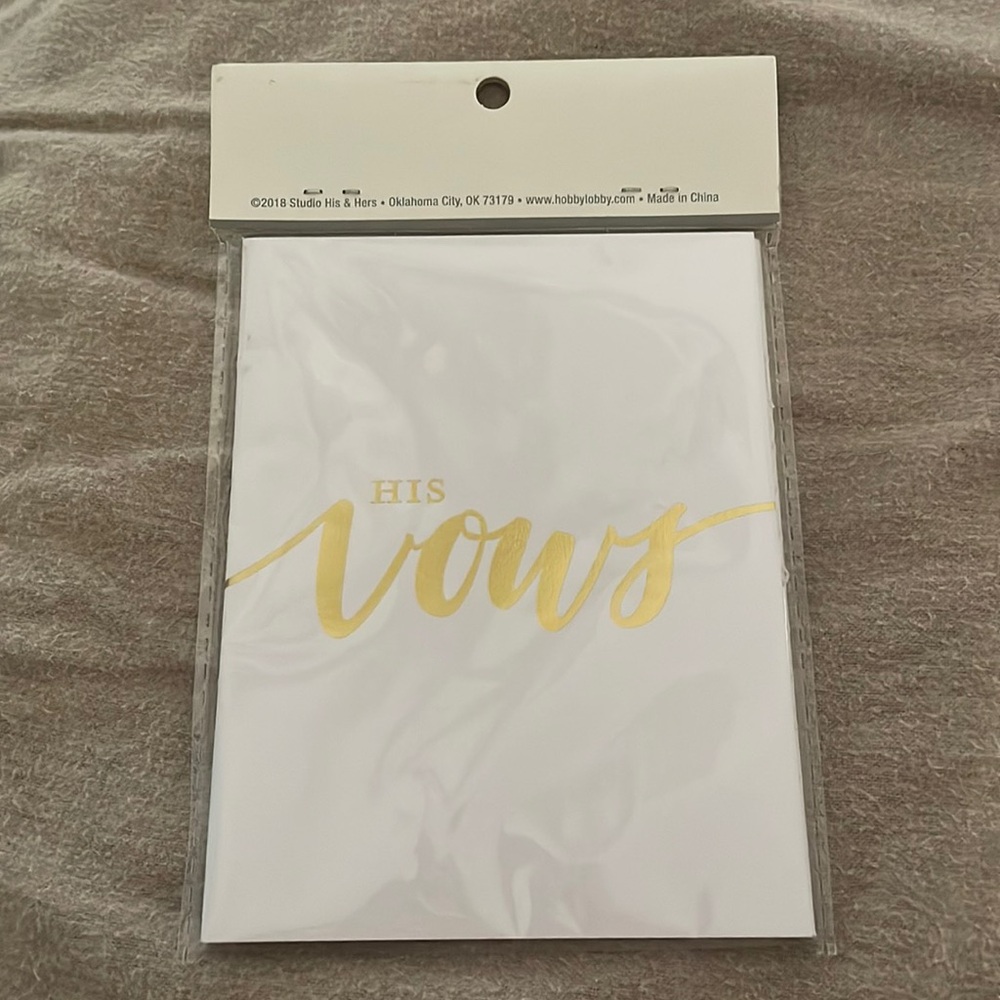 Wedding vow books
